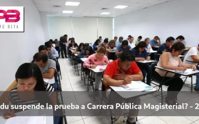 Minedu suspende la prueba a Carrera Pública Magisterial?